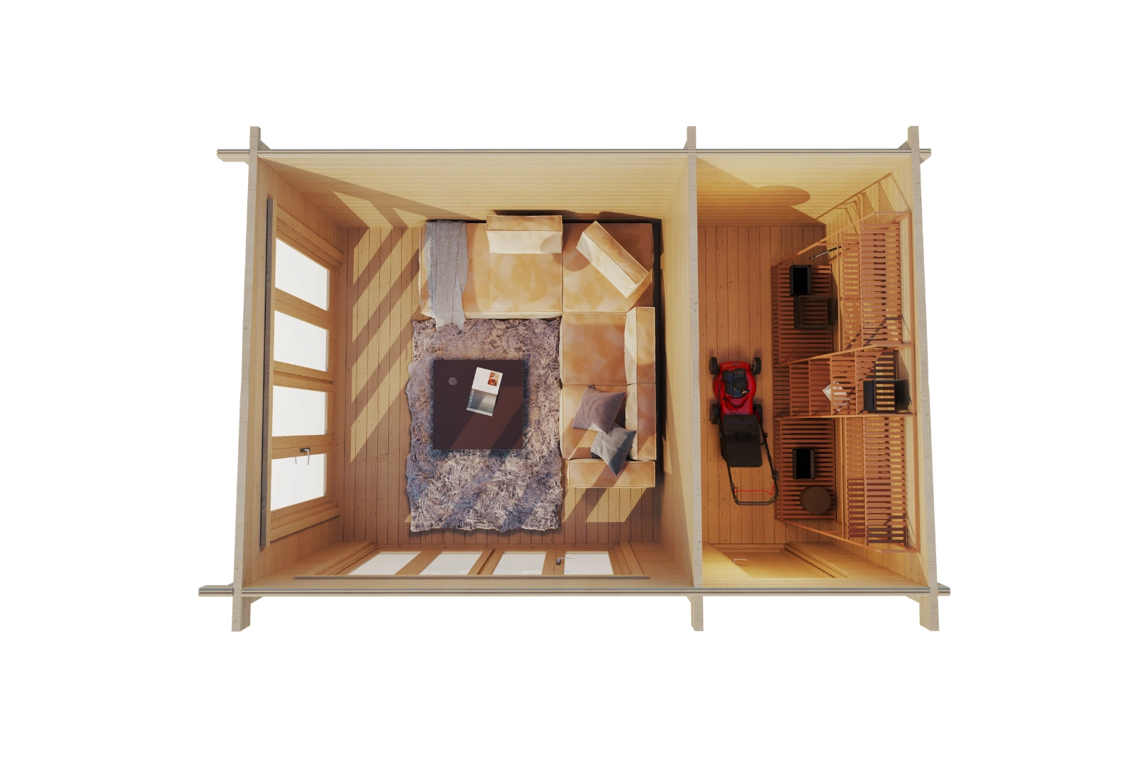Gartenhaus Dakar 580 x 380 cm – Bild 7