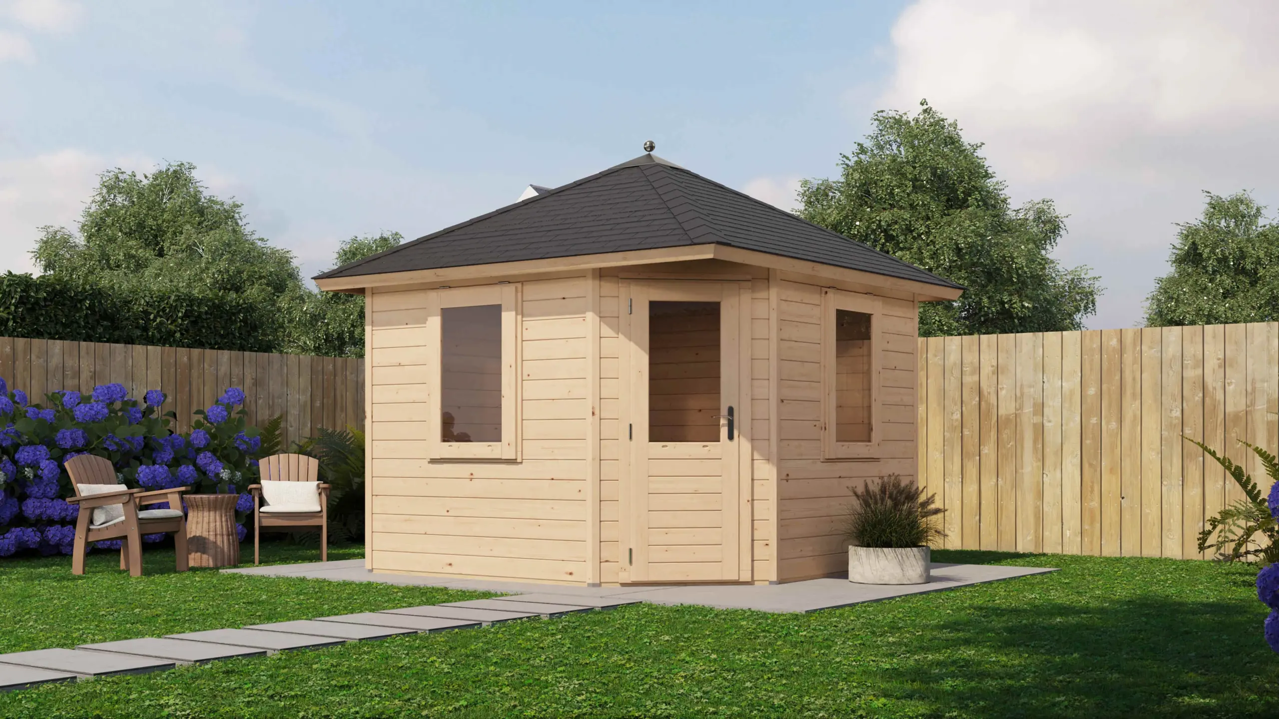 Gartenhaus Mainz 300x300cm