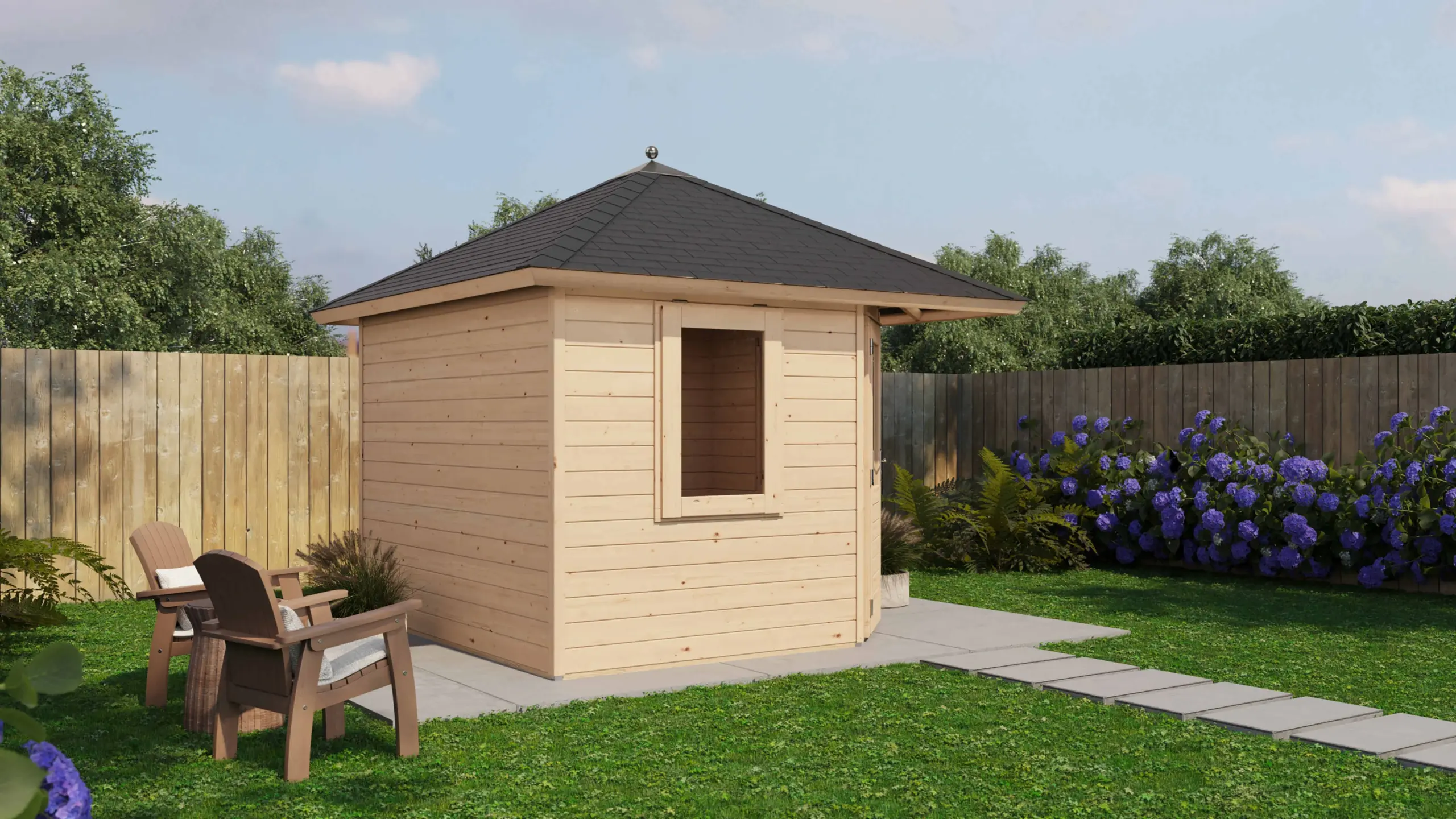 Gartenhaus Mainz 300x300cm – Bild 4