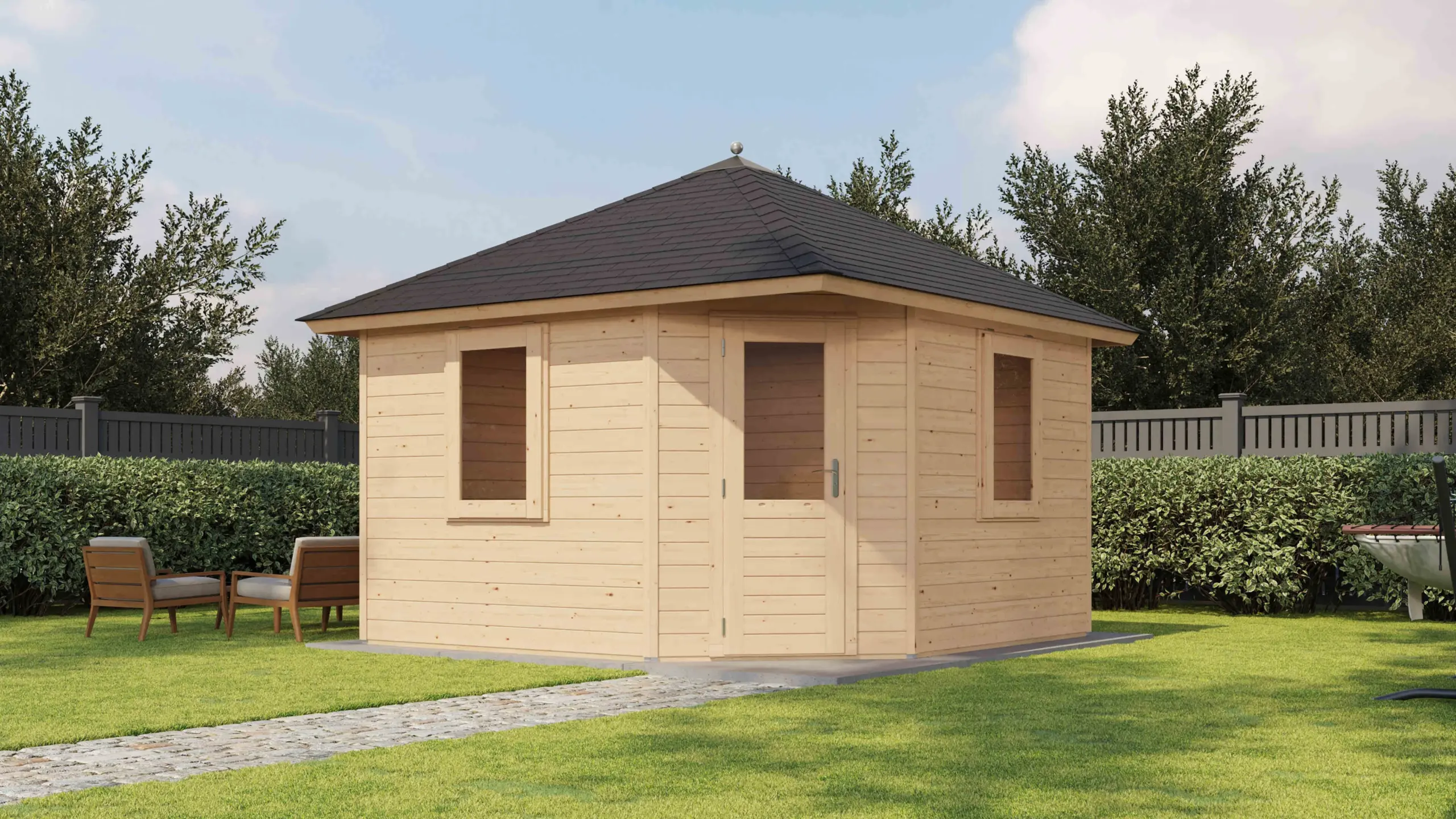 Gartenhaus Münster 360x360cm
