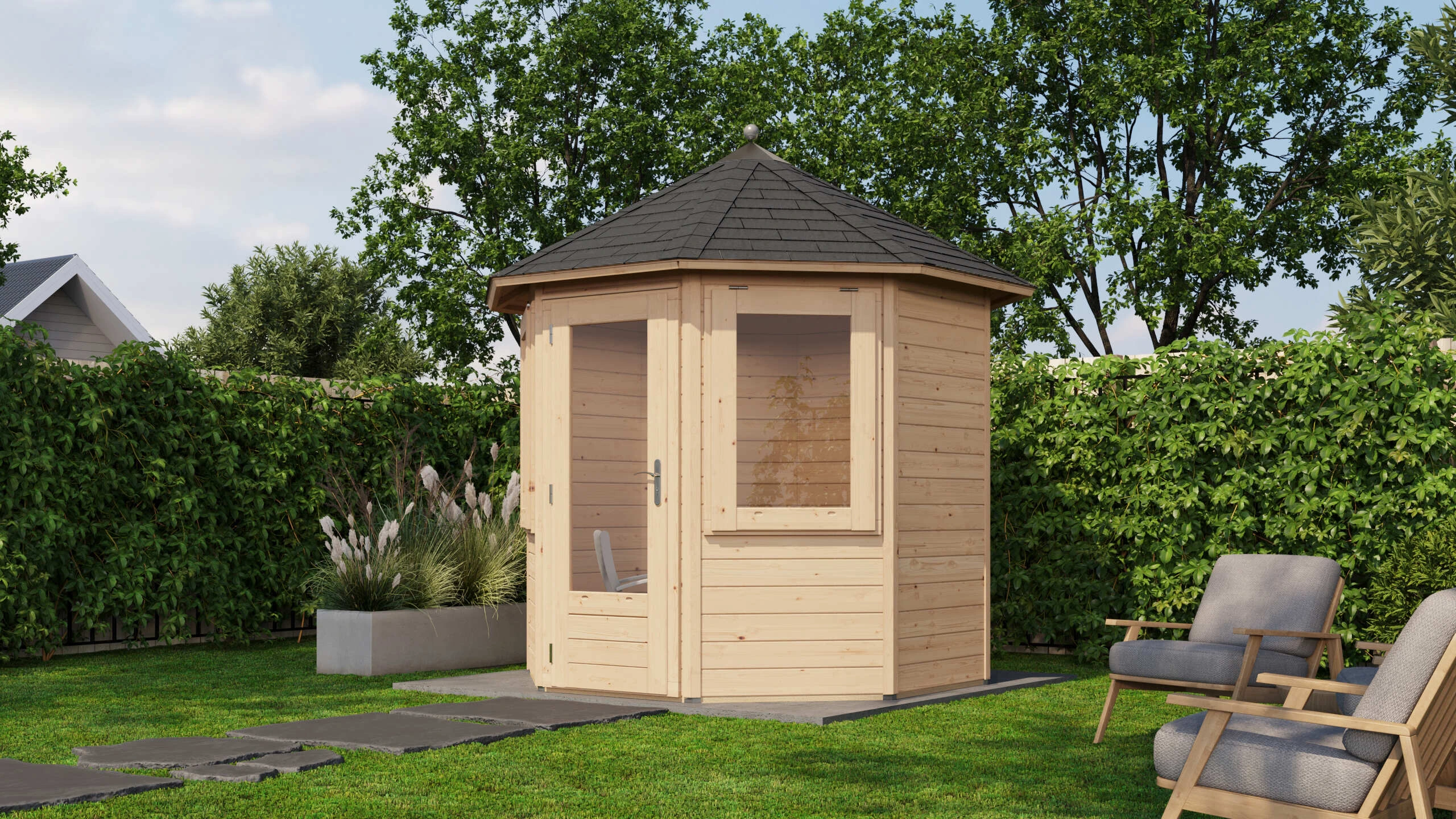 Gartenhaus Osnabrück Ø250cm – Bild 7