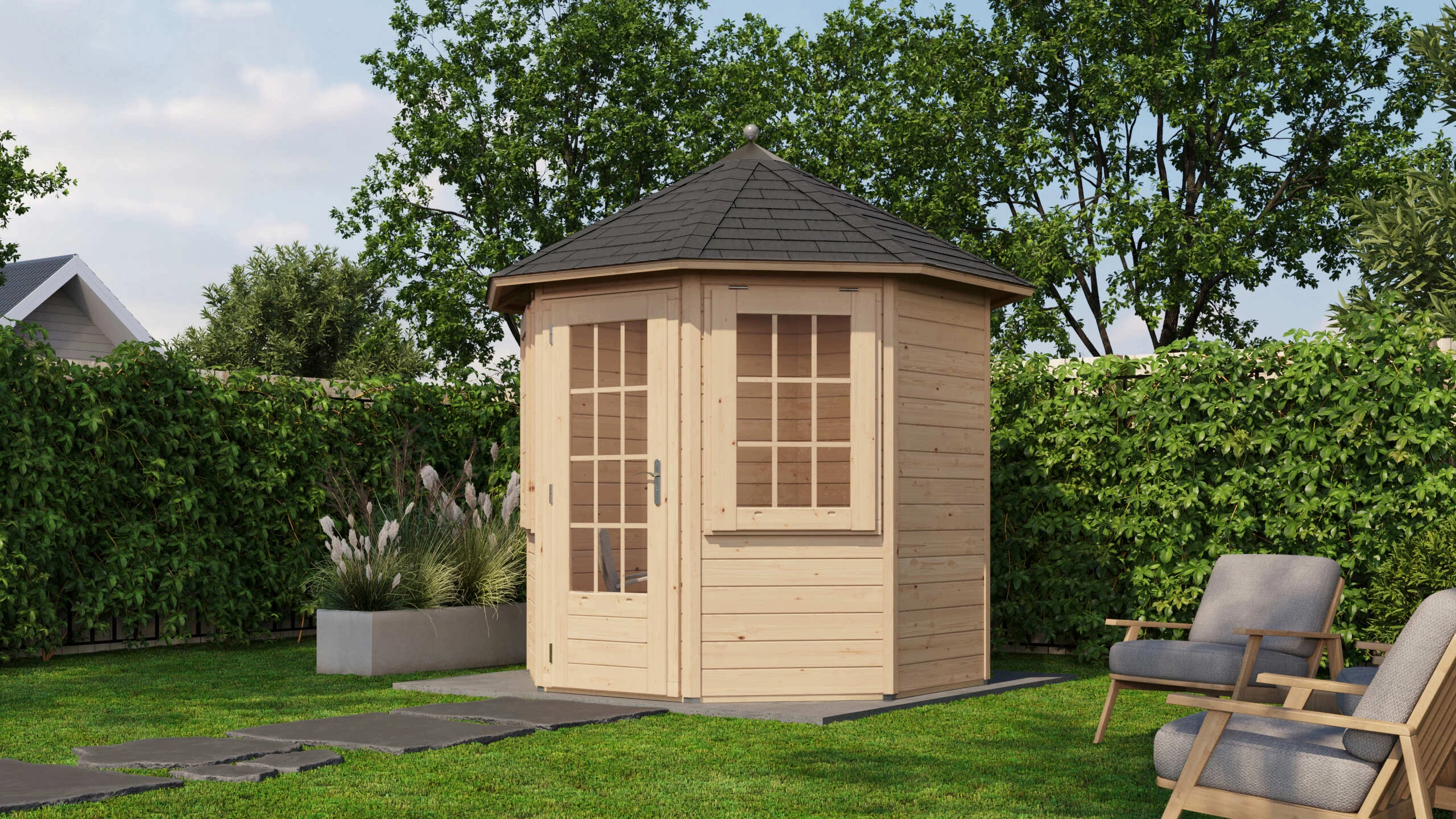 Gartenhaus Osnabrück Ø250cm – Bild 8