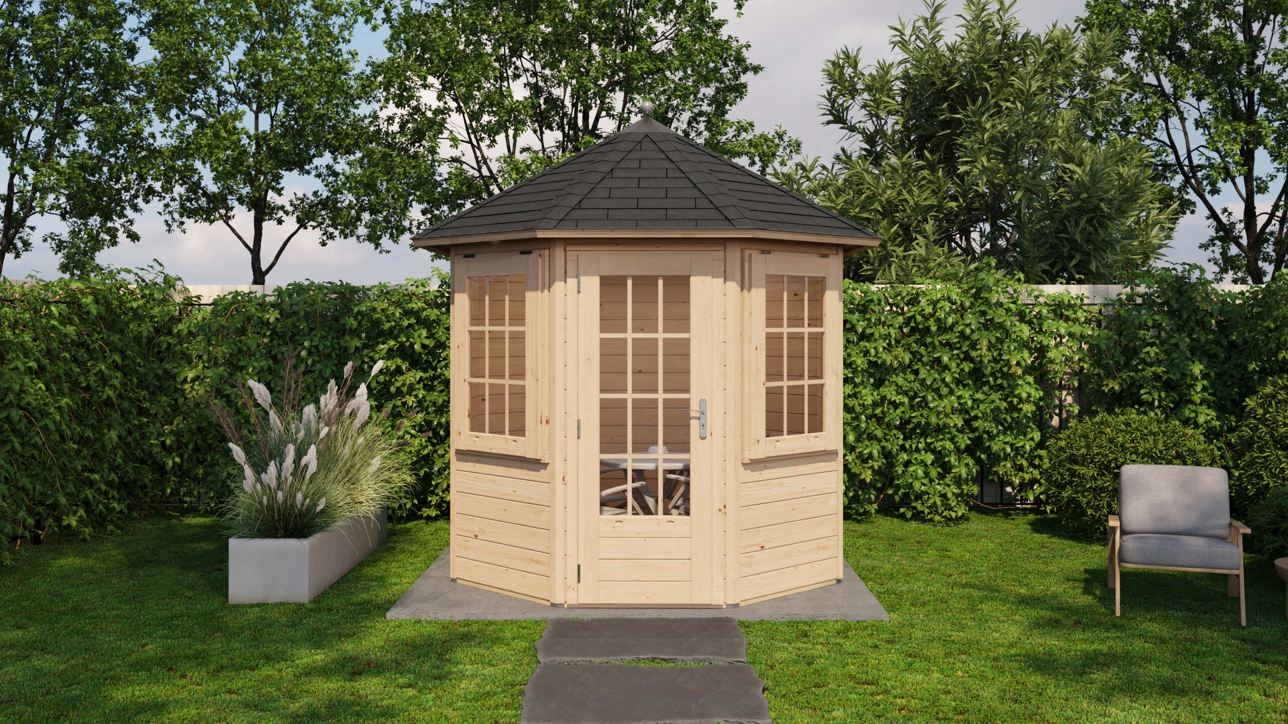 Gartenhaus Osnabrück Ø250cm – Bild 2