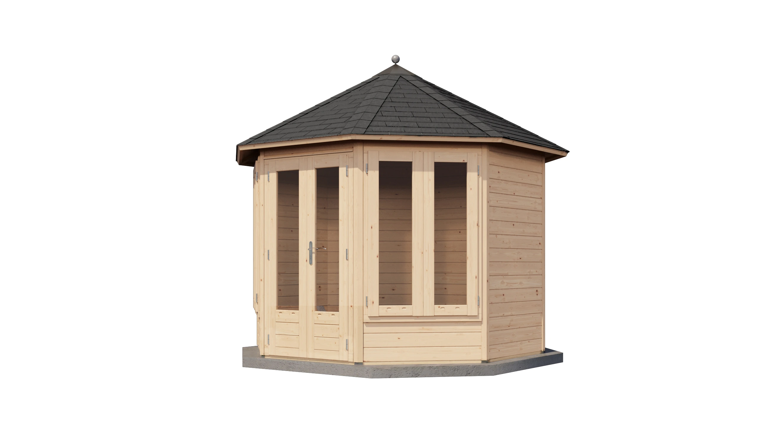 Gartenhaus Wiesbaden Ø300cm – Bild 8