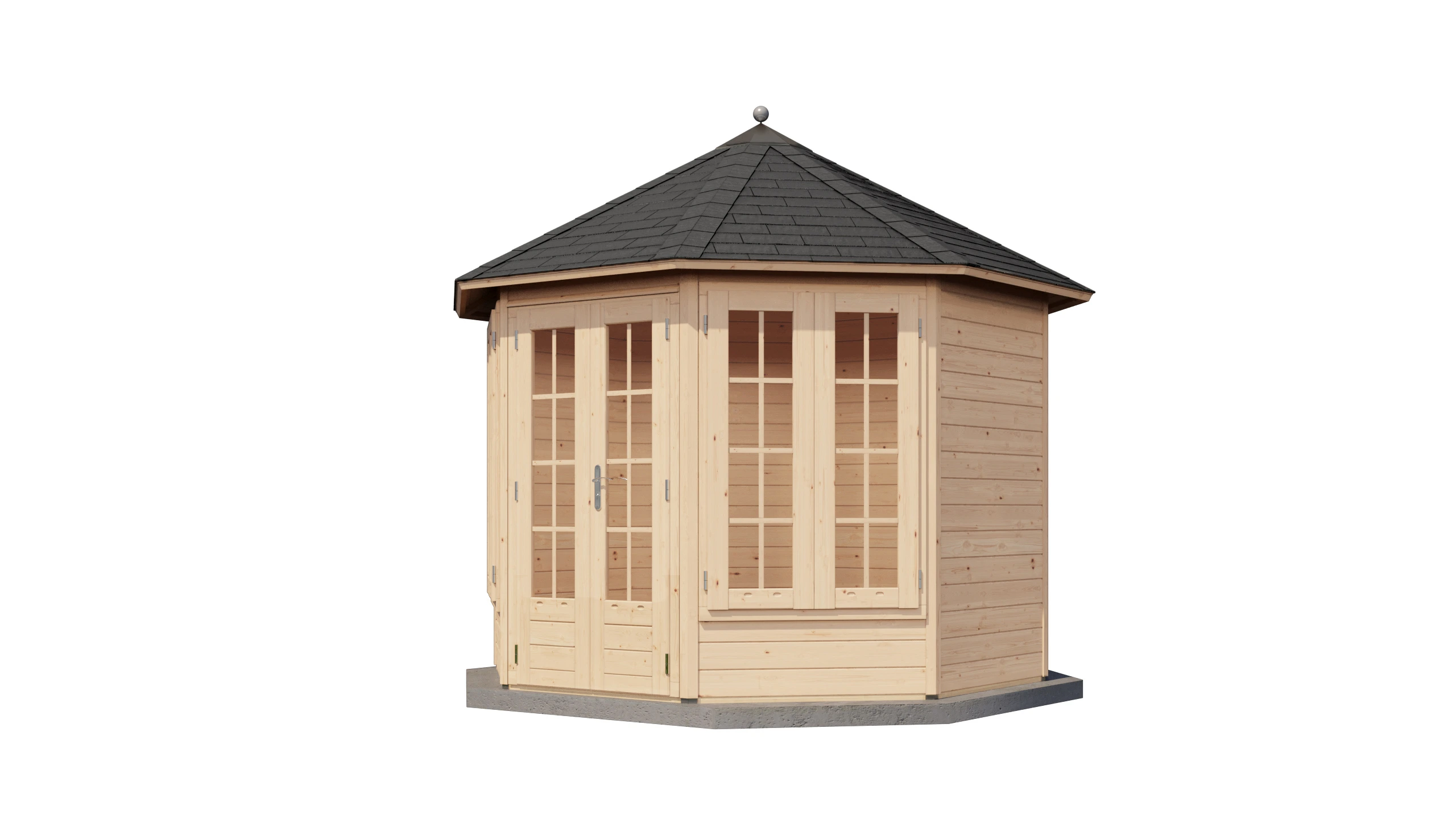 Gartenhaus Wiesbaden Ø300cm – Bild 7