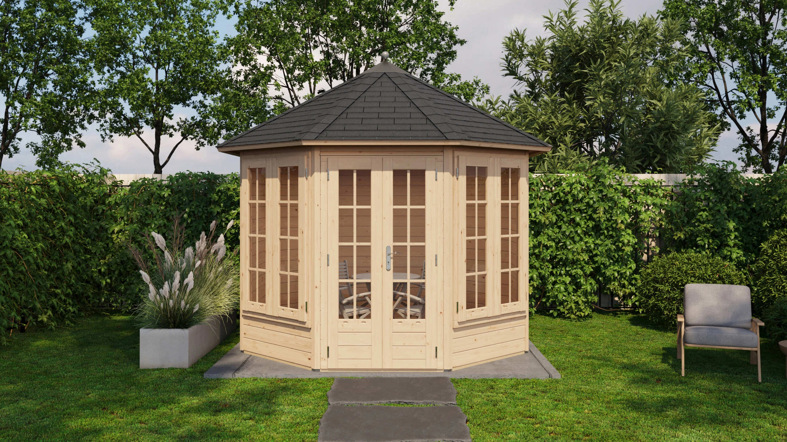 Gartenhaus Wiesbaden Ø300cm