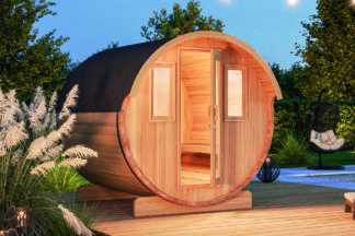 Saunafass Sofie 205 x 230 | Holzfront