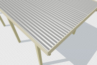 Alu Trapezprofil mit tropfhemmendem Vlies