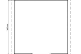 360x360 cm