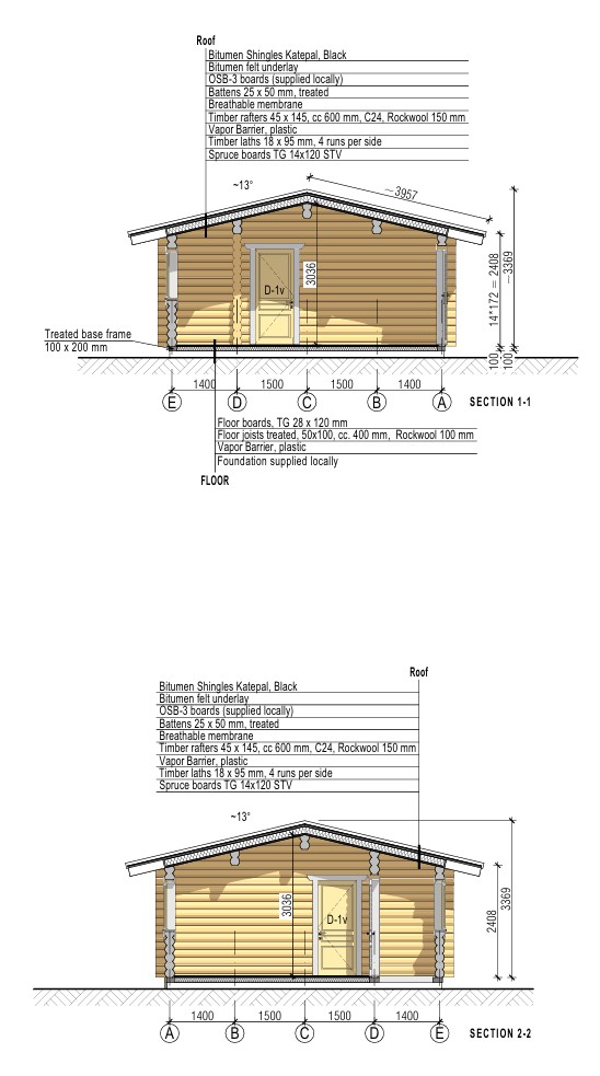Rundstammhaus Lennox 1110 x 600 cm – Bild 6