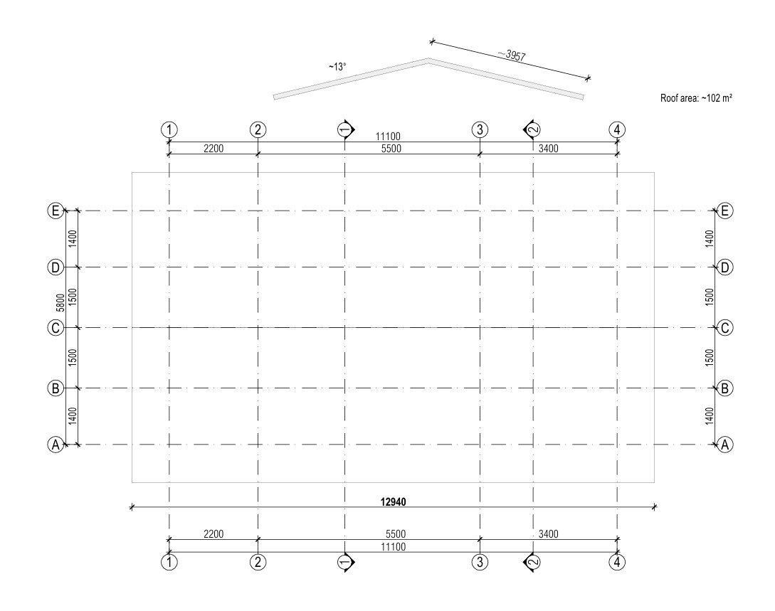 Rundstammhaus Lennox 1110 x 600 cm – Bild 8