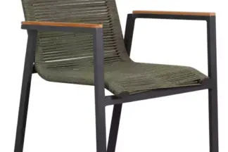 2er Set Montana Diningstapelsessel Rope green