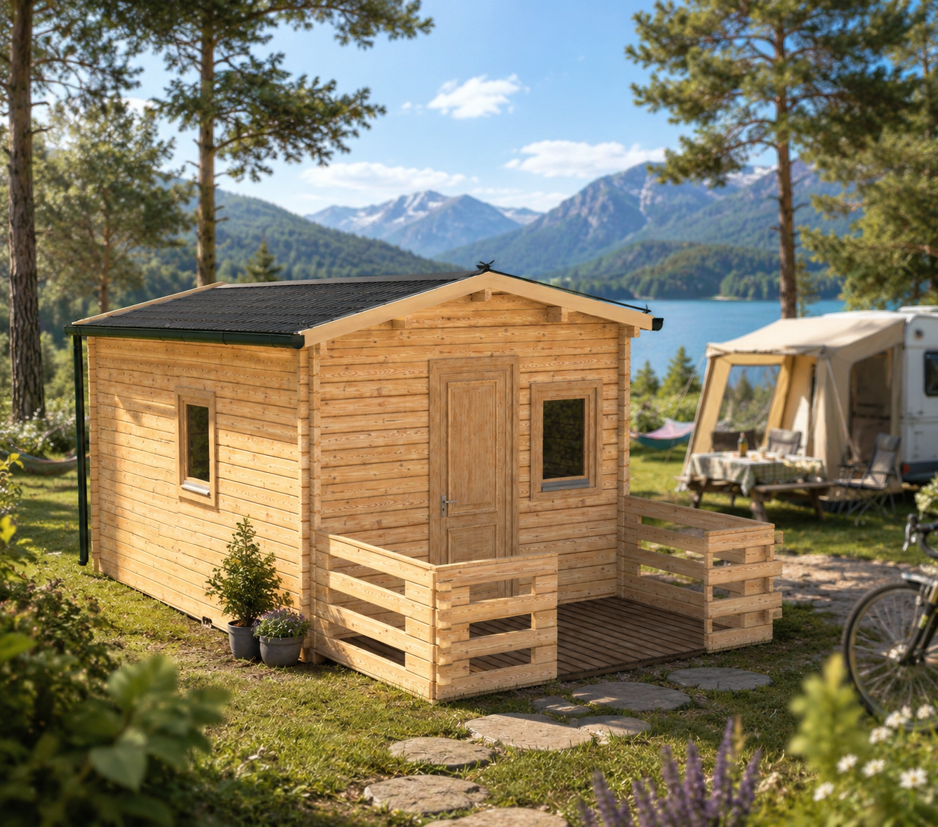 Campinghaus Family 600x350 cm