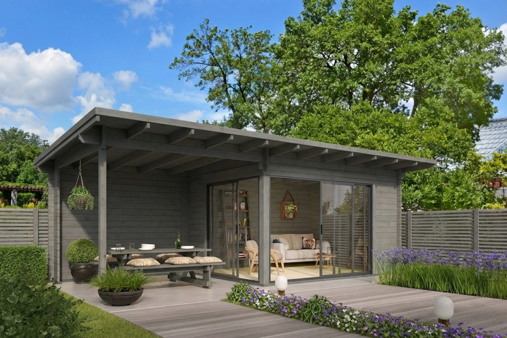 Gartenhaus Kaze 305x712 cm – Bild 3