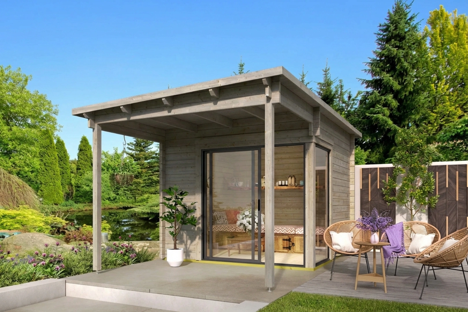 Gartenhaus Shoji 300x524 cm – Bild 2
