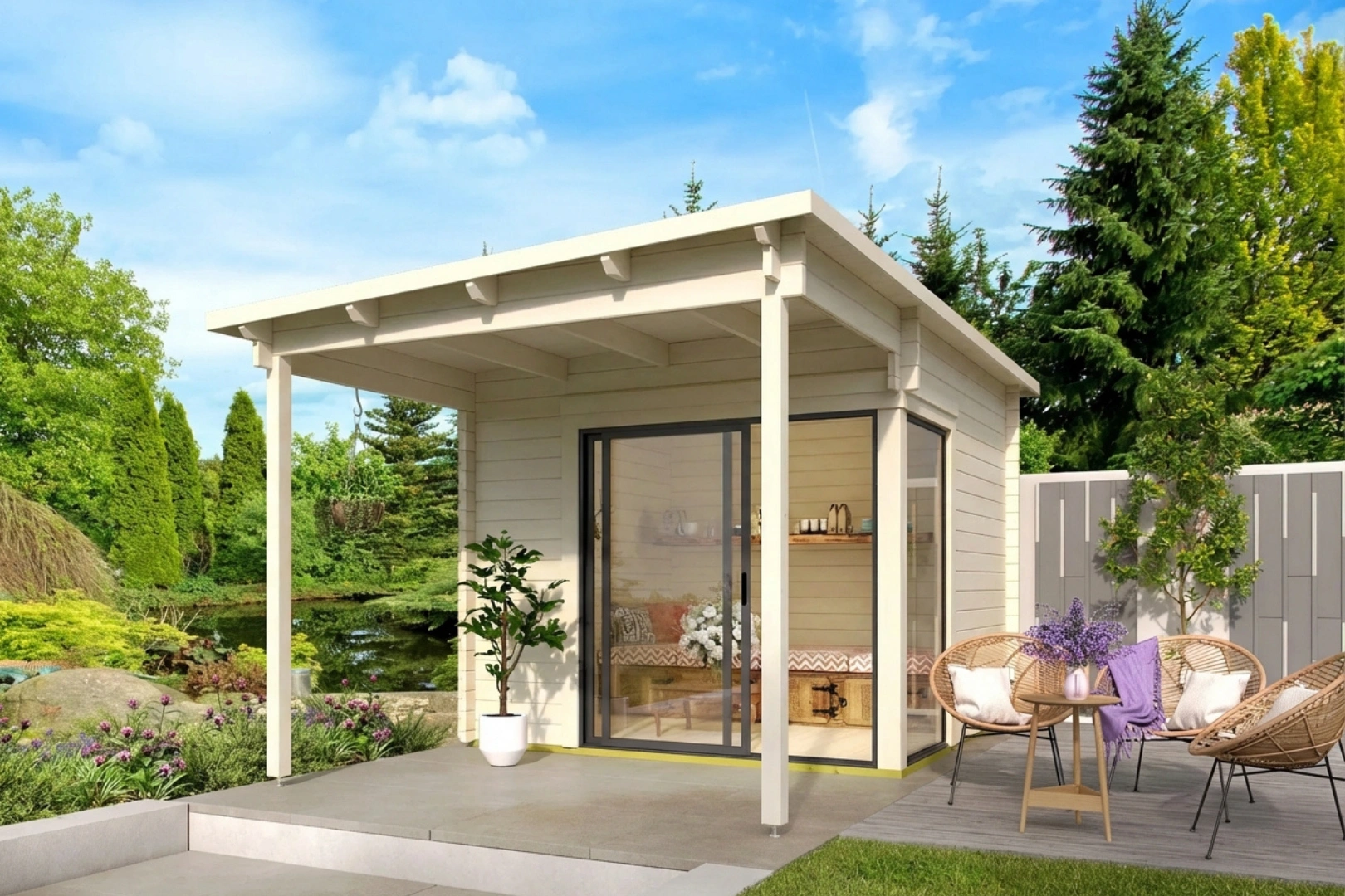 Gartenhaus Shoji 300x524 cm – Bild 4