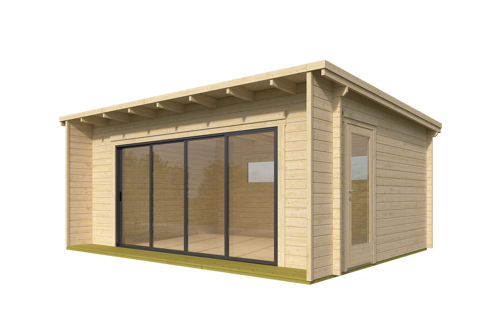 Gartenhaus Linea 395x577 cm – Bild 3