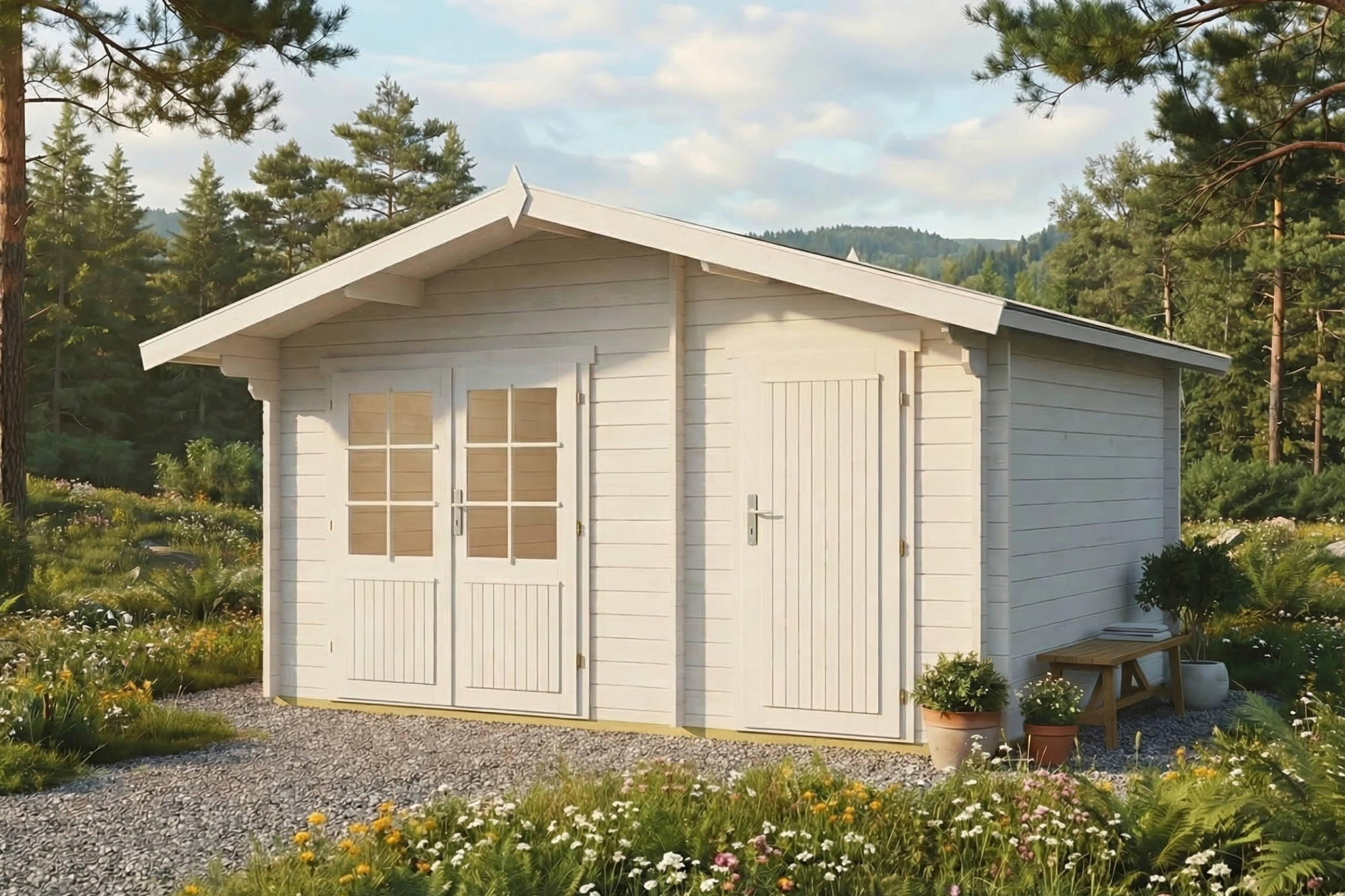 Gartenhaus Olav 390x280 – Bild 2