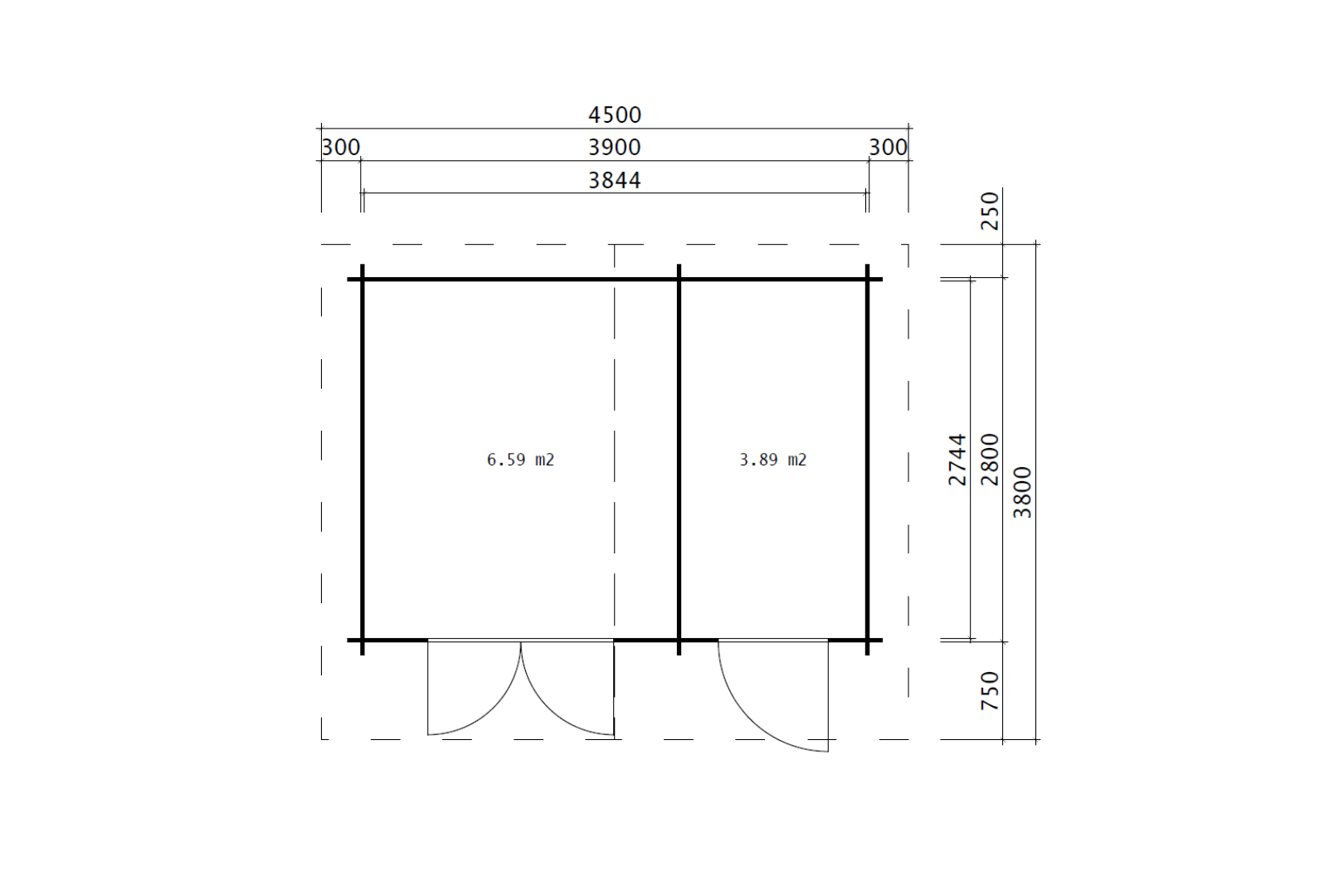 Gartenhaus Olav 390x280 – Bild 6