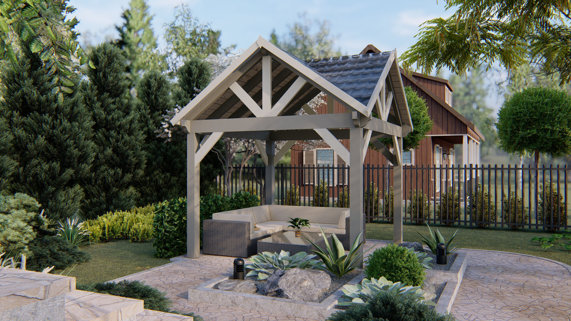 Pergola Kimo 3x3 m – Bild 3