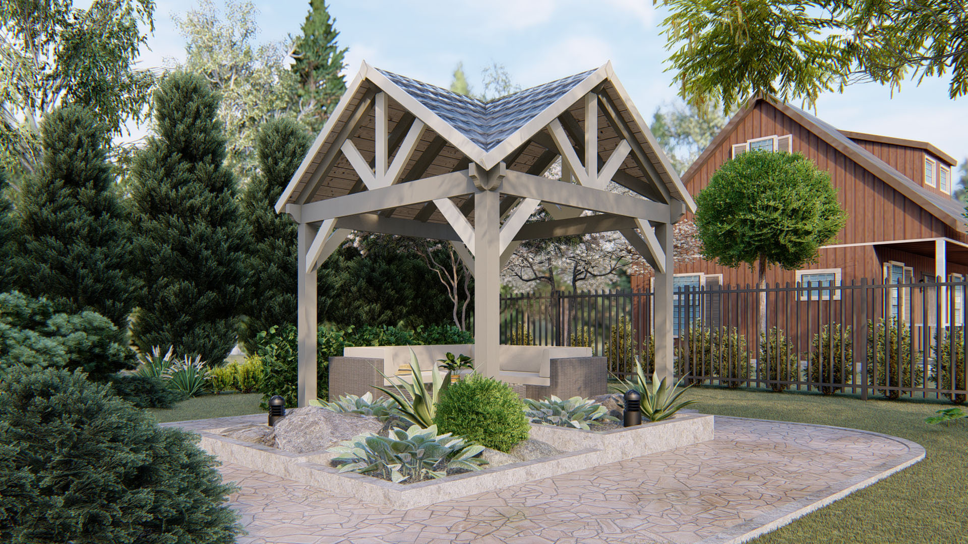Pergola Kimo 3x3 m – Bild 2