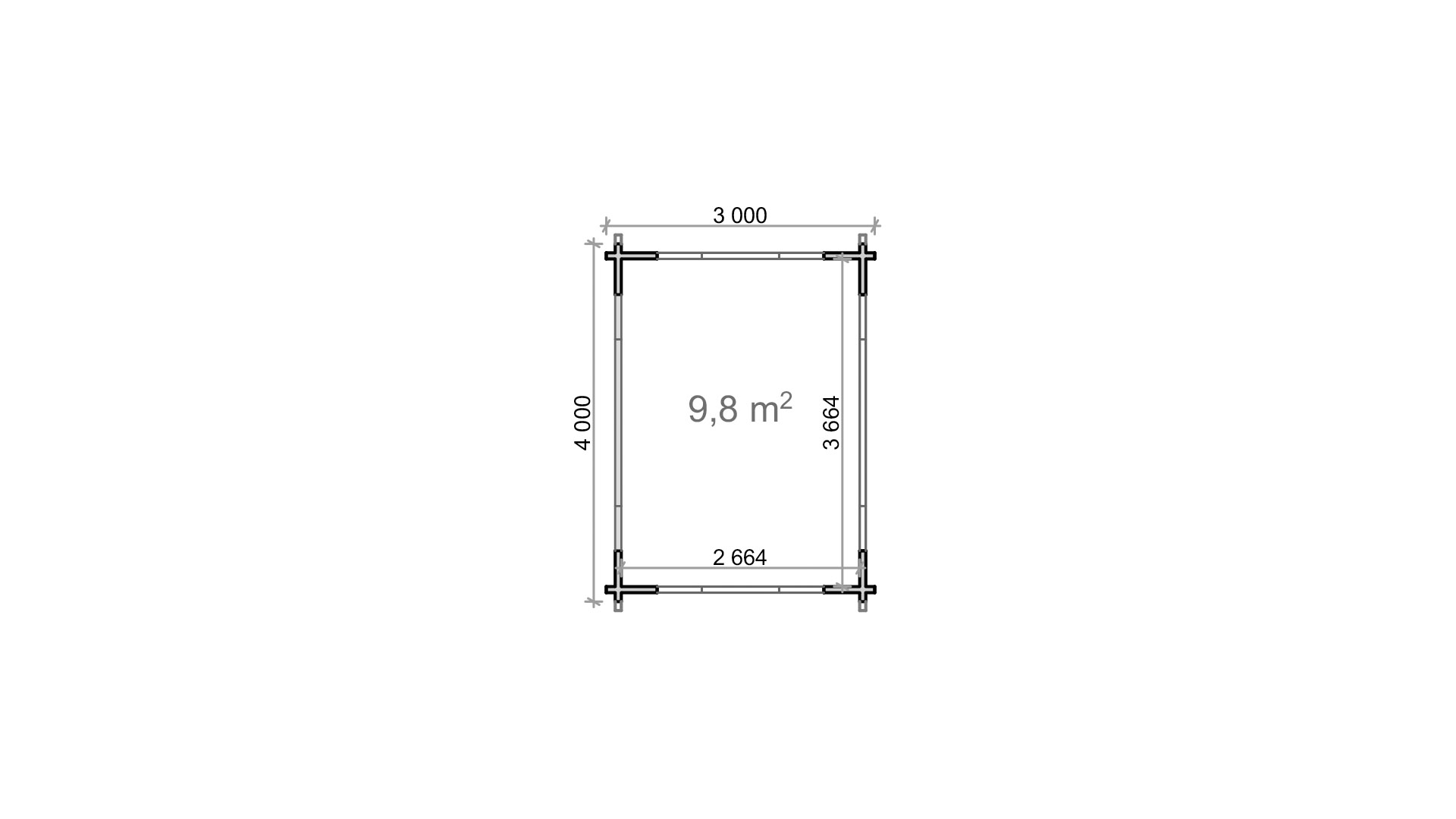 Pergola Lumo 3x4 m – Bild 4