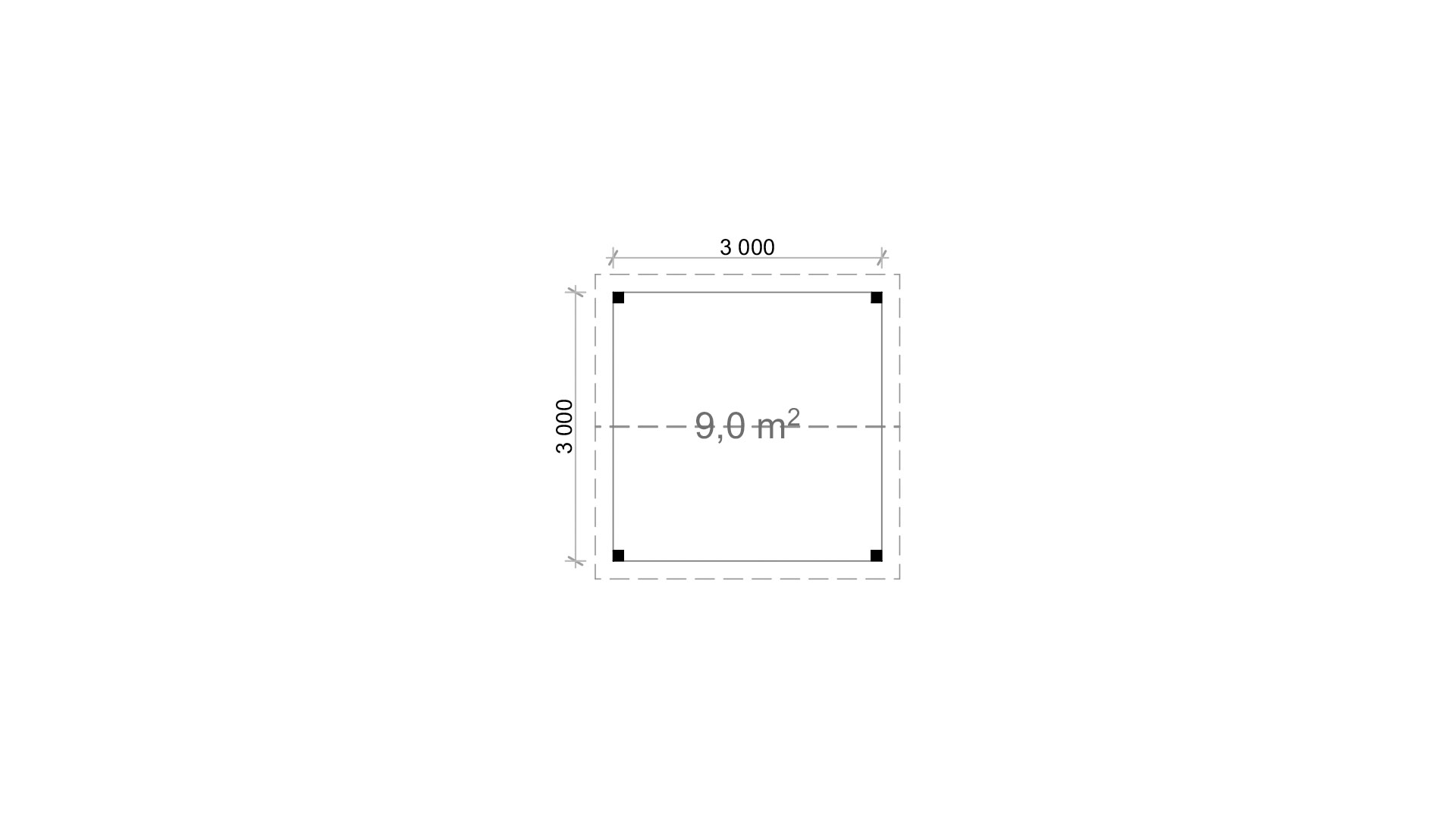 Pergola Ravo 3x3 m – Bild 4