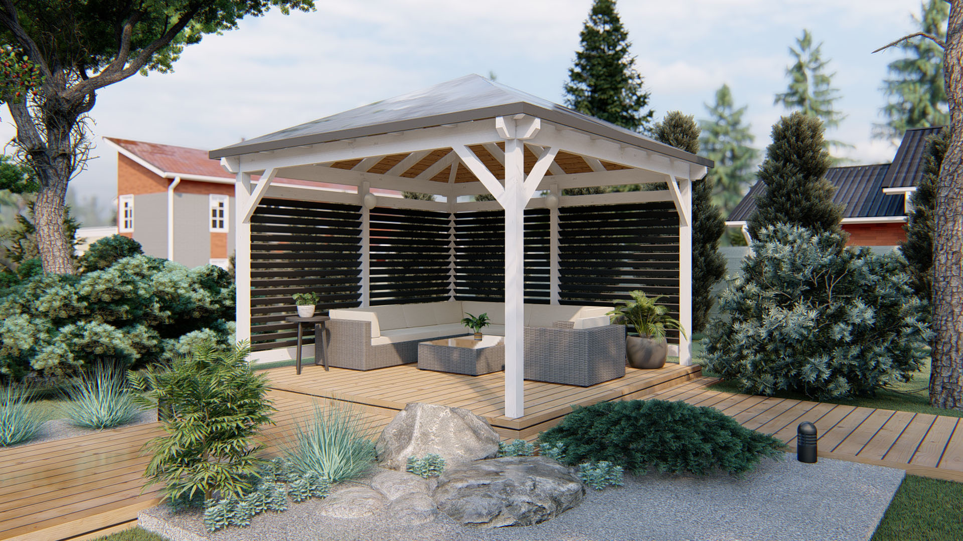 Pergola Sela 4x4 m – Bild 3