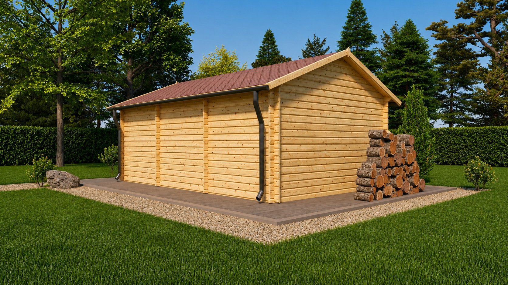 Carport Lauda 4x6 m – Bild 4