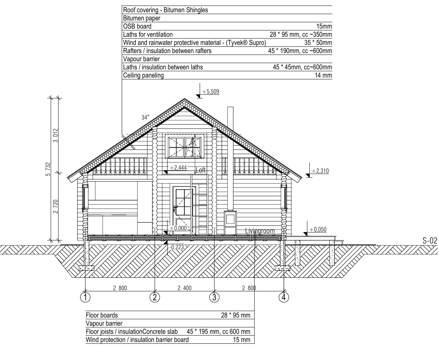 Rundstammhaus Trier 800 x 800 cm – Bild 10