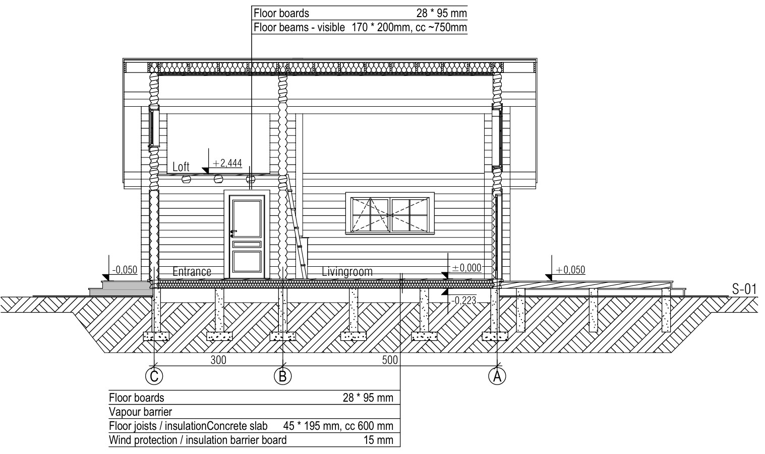 Rundstammhaus Trier 800 x 800 cm – Bild 11