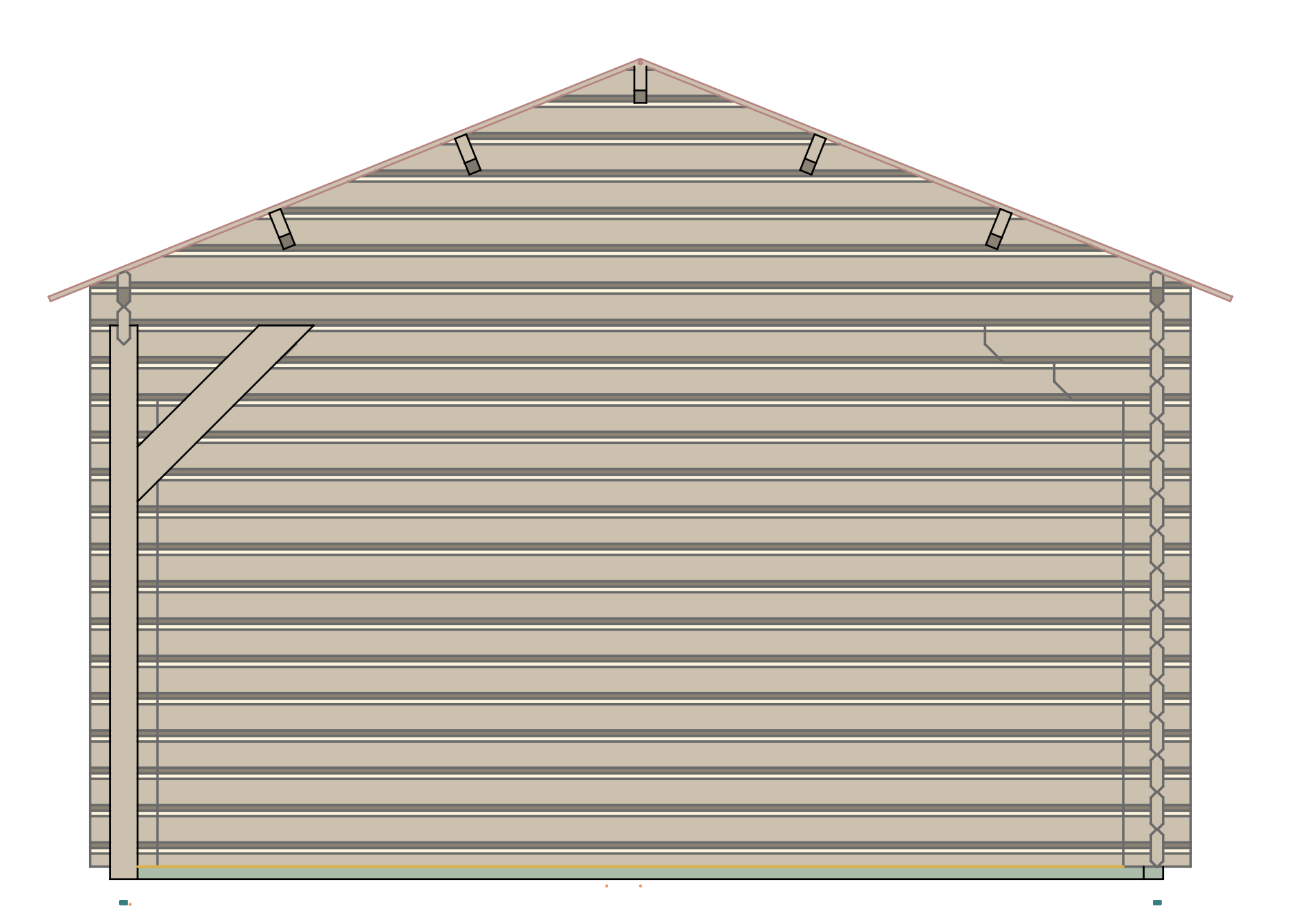 Carport Lauda 4x6 m – Bild 6