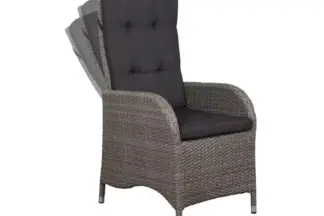 2er Set Relaxsessel Juan Dining 8 mm smokey grey