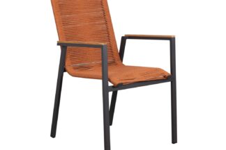 2er Set Montana Diningstapelsessel Rope terracotta