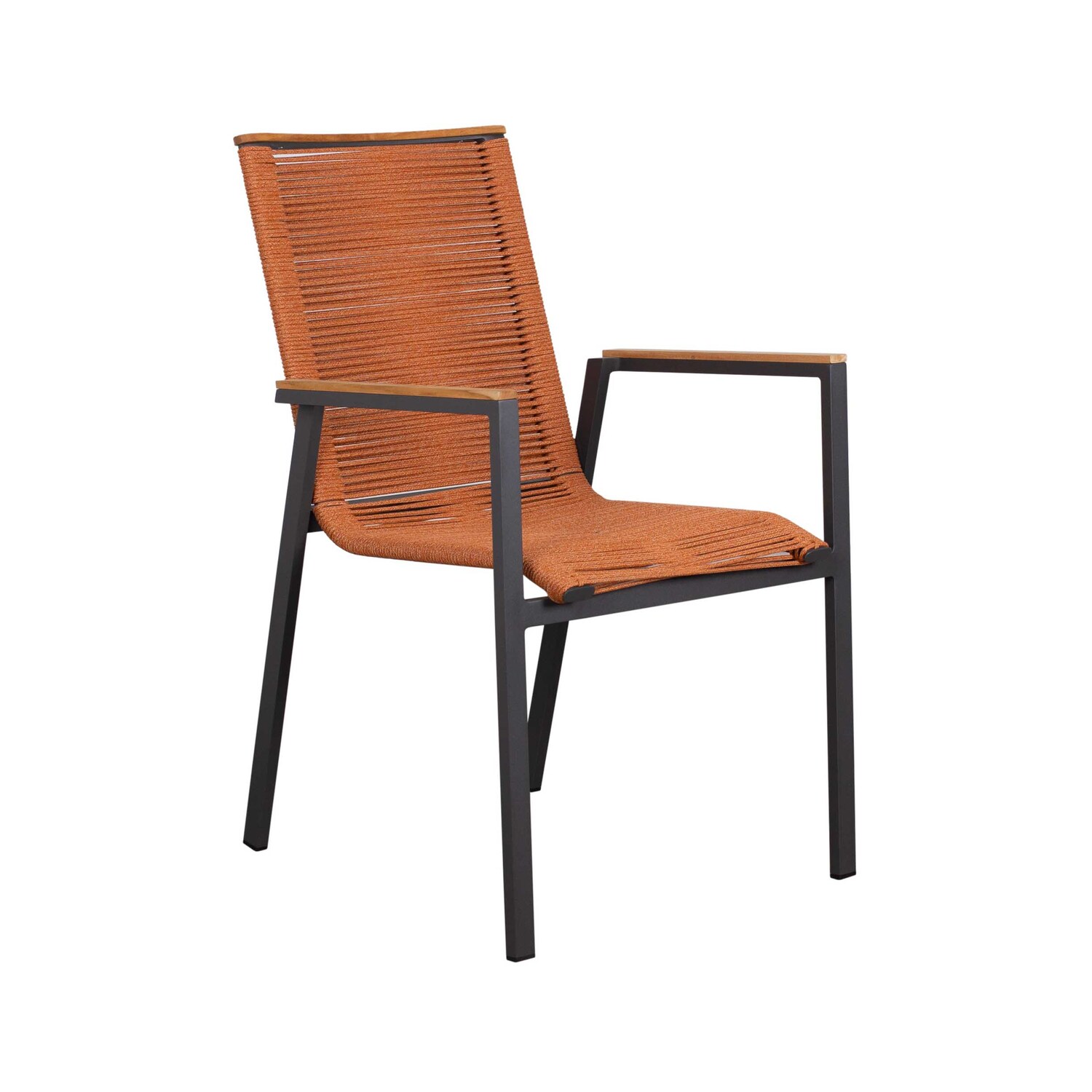 2er Set Montana Diningstapelsessel Rope terracotta