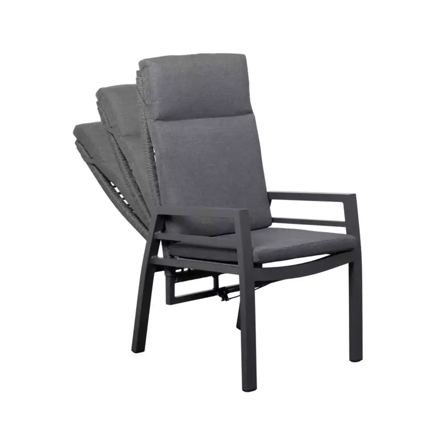 2er Set Montana Dining Relaxsessel Rope / Textilene anthr.