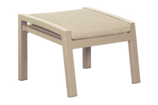 Montana Dining Ivory Fußhocker Aluminium / Textilene