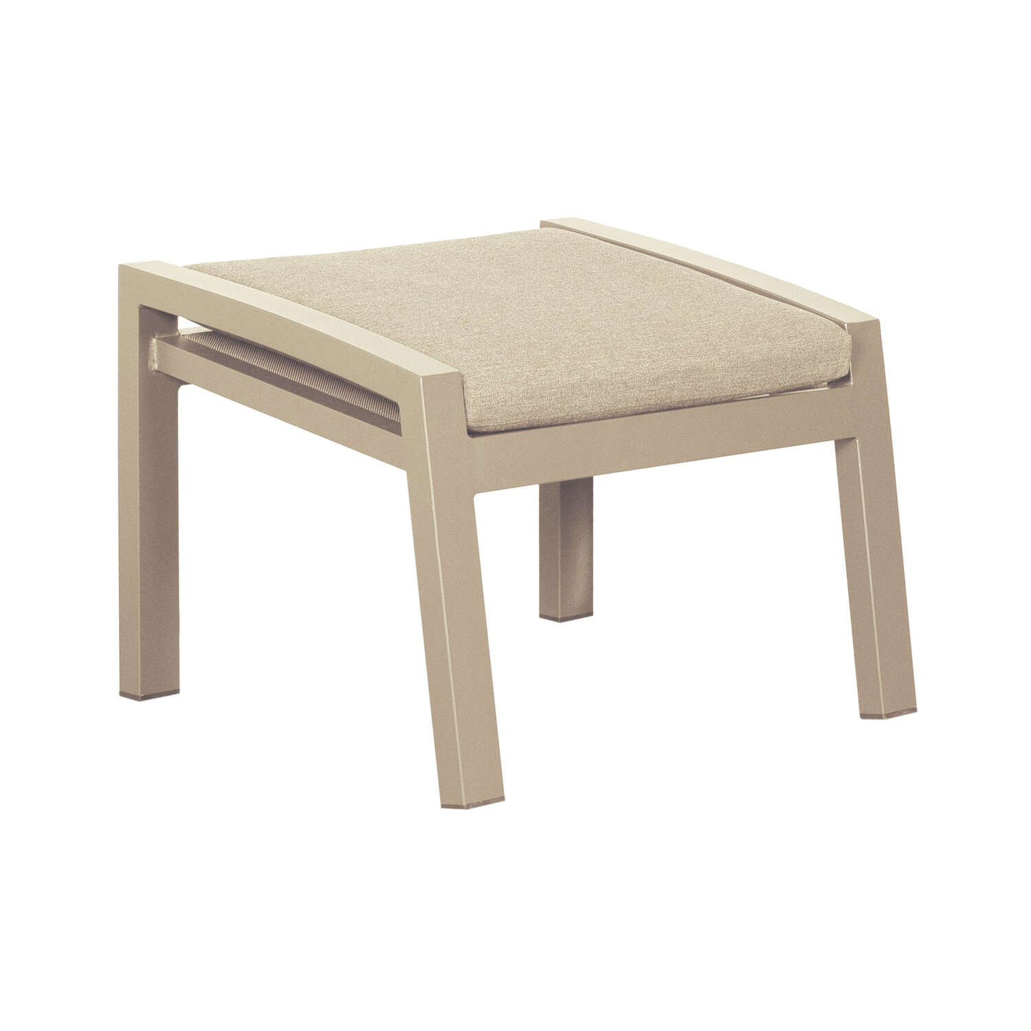 Montana Dining Ivory Fußhocker Aluminium / Textilene