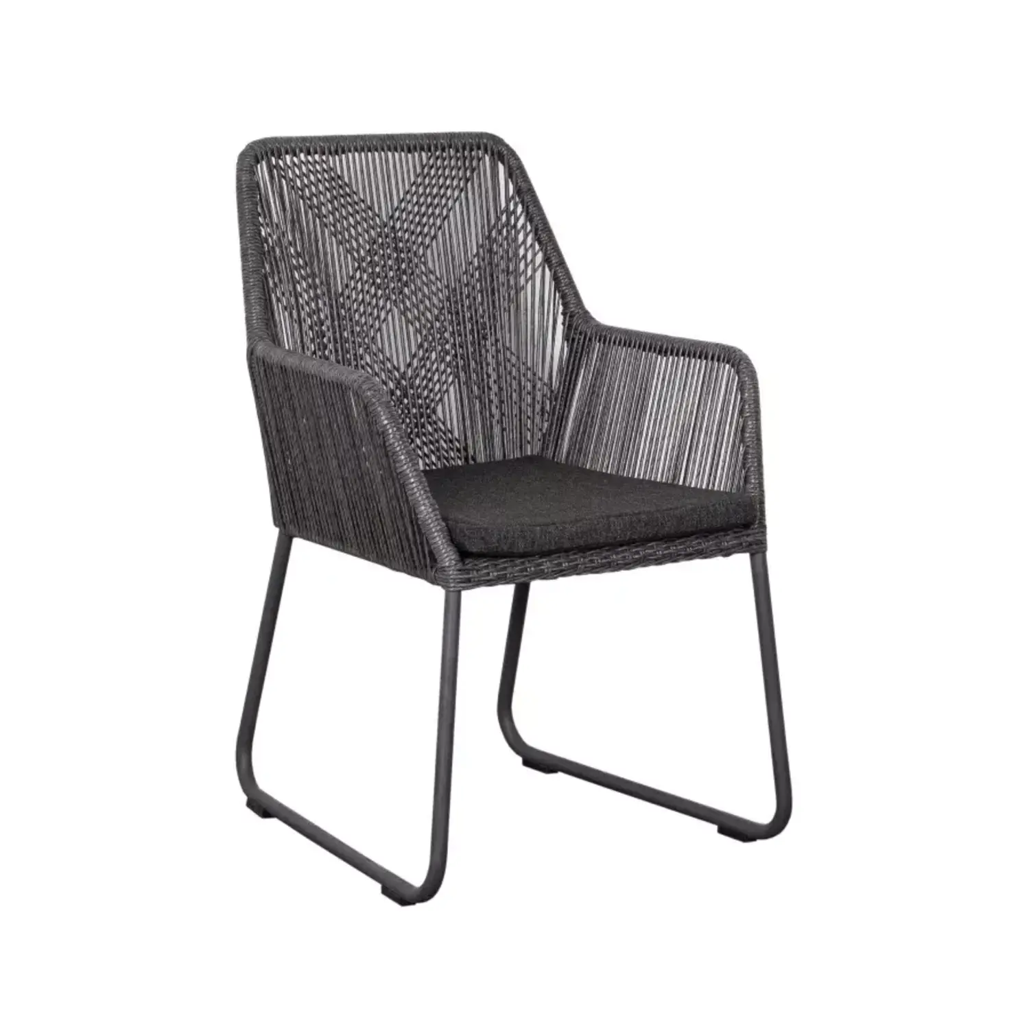 2er Set Adora Diningsessel PE twisted light coral