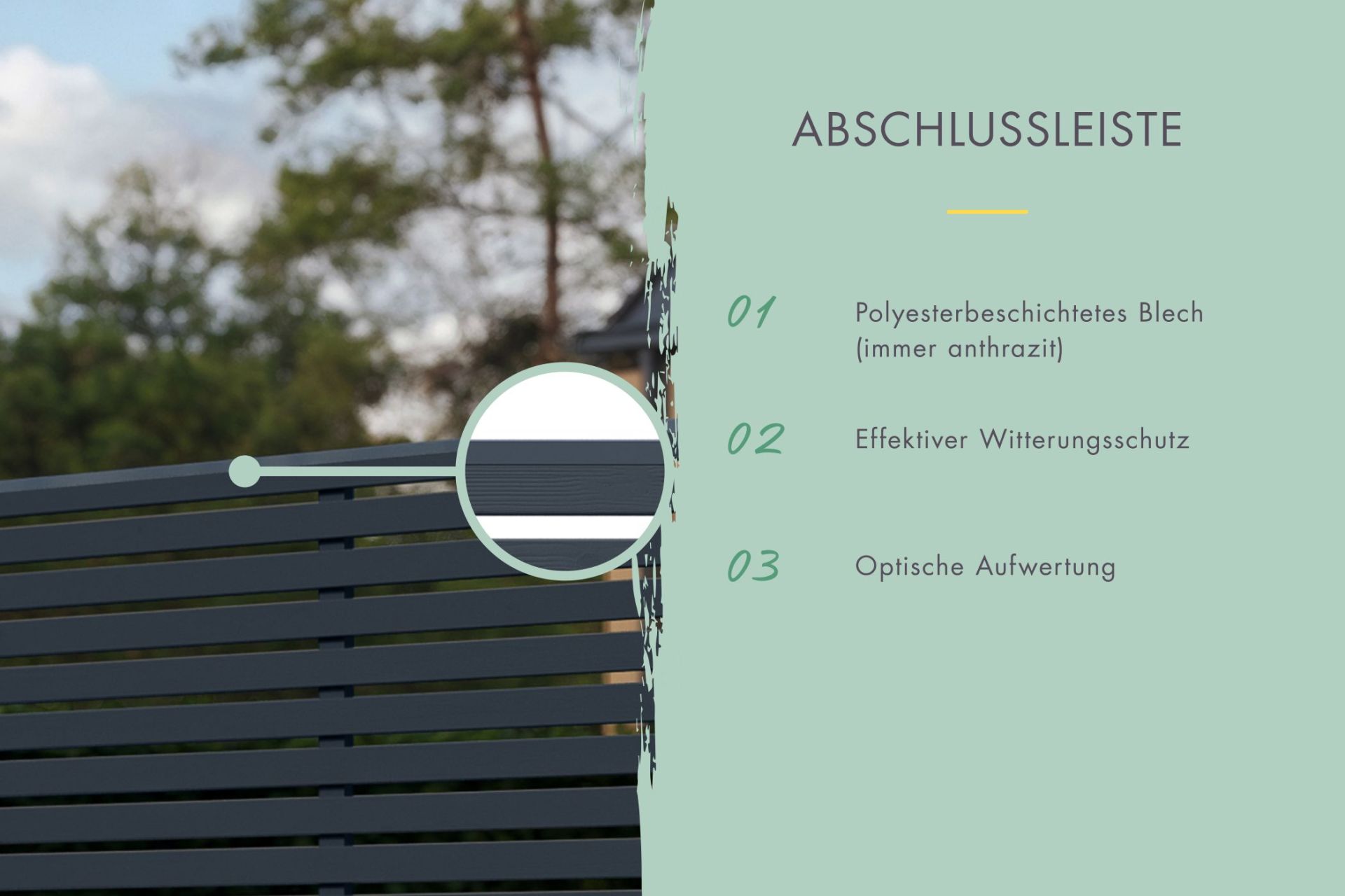 Wolff's Zaun-Planer - anthrazit – Bild 3