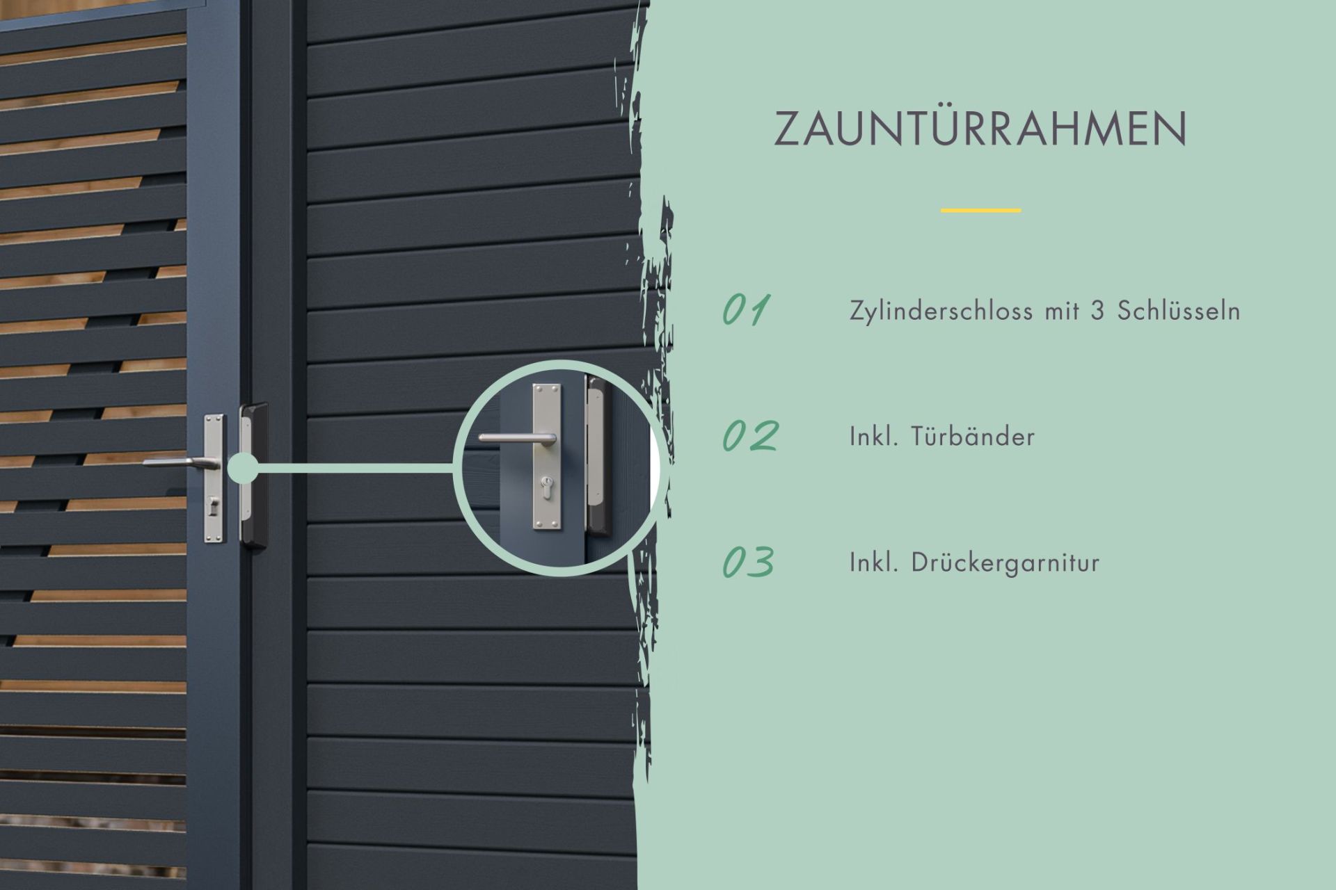Wolff's Zaun-Planer - anthrazit – Bild 6