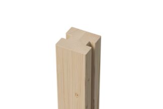 Verbindungspfosten Leimholz natur 9x9x190 cm