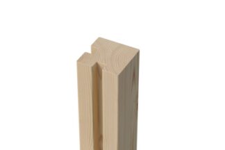 Eckpfosten Leimholz natur 9x9x190 cm