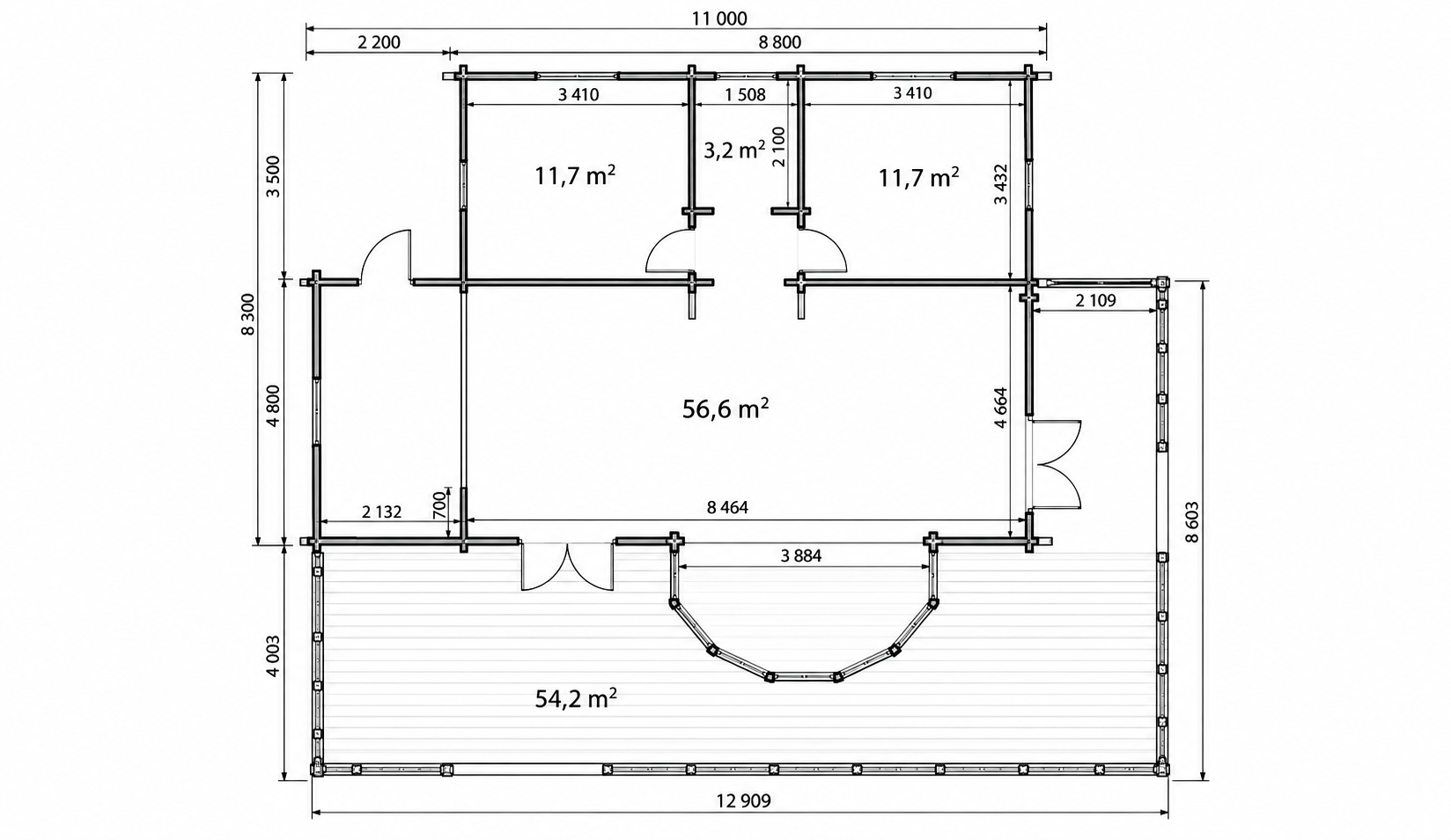 Villa Gazebo | 830 x 1.100 cm – Bild 8