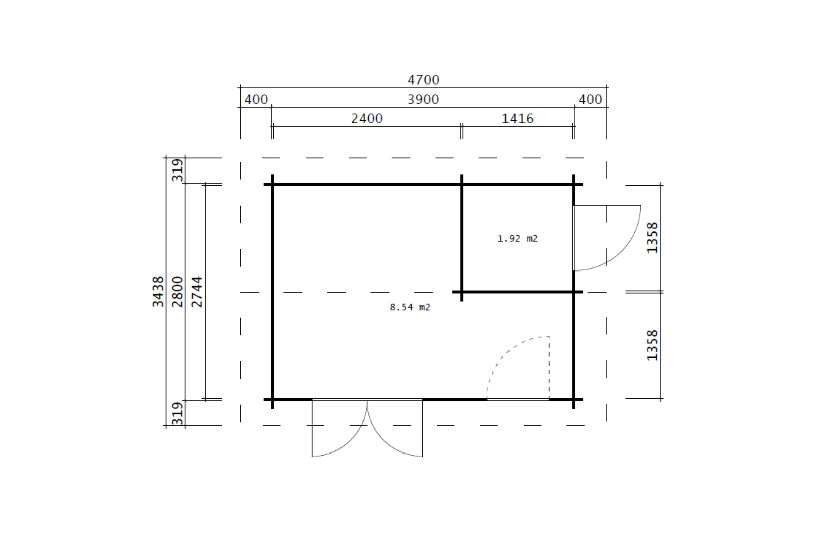Gerätehaus Gerry 390x280 – Bild 5
