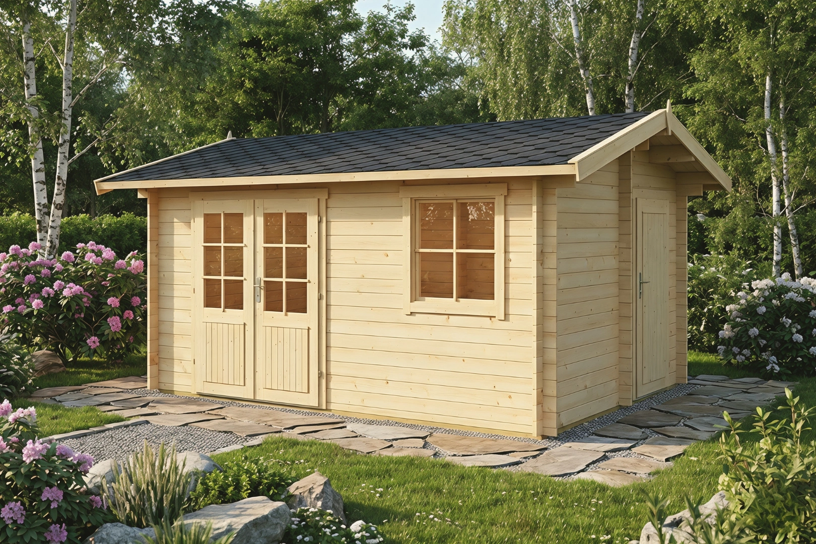 Gerätehaus Gerry 390x280