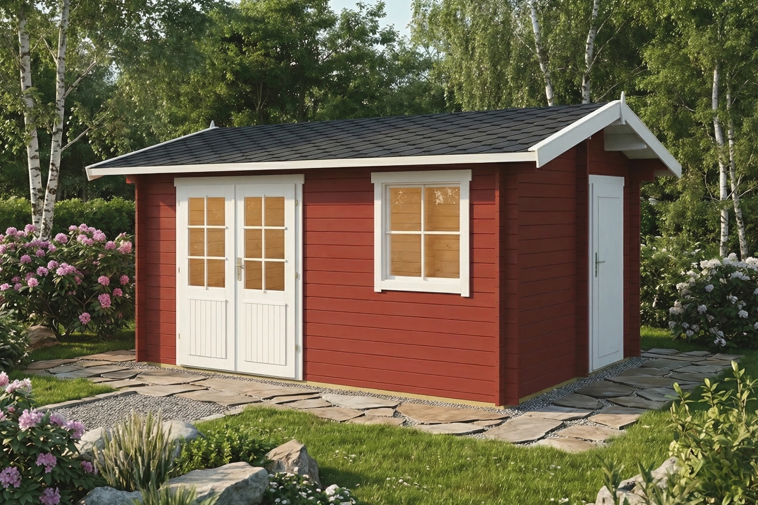 Gerätehaus Gerry 390x280 – Bild 3