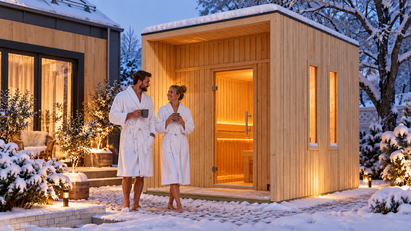 Sauna Chiapas natur im Winter