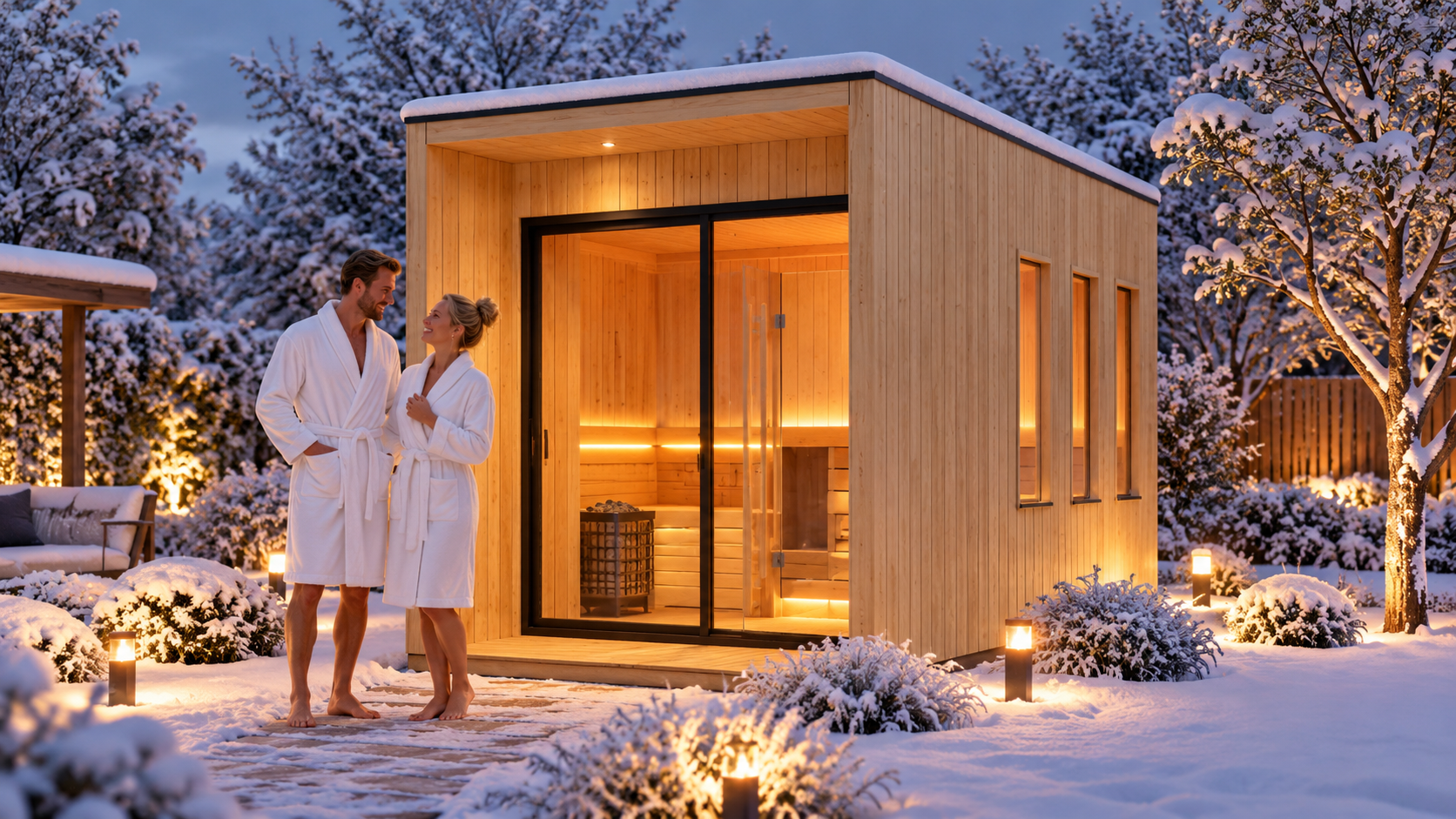 Sauna Chiapas natur im Winter