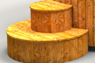 Treppe rund